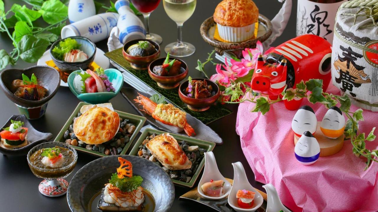 Ooedo Onsen Monogatari Aizu Hotel Eksteriør billede